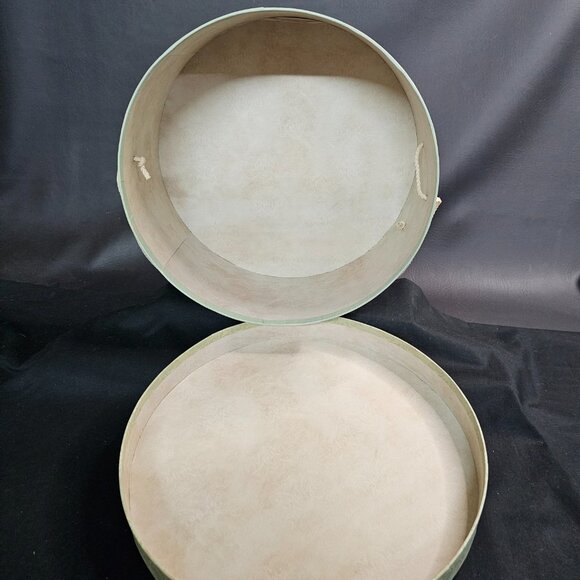 13 inch Fabrice De Villeneuve Floral Design Hat Box (2005) - Picture 5 of 8